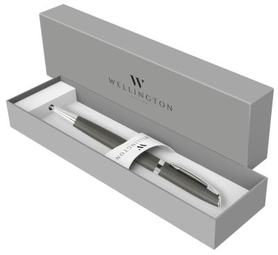 Химикалка Toledo, метална, в подаръчна кутия, антрацит