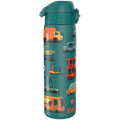 Бутилка за вода Ion8 Print, метална, 600ml, ПРЕВОЗНИ СРЕДСТВА