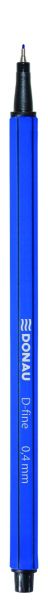 Тънкописец Donau D-fine, 0.4mm, син