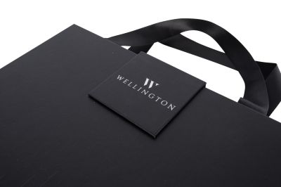 Комплект бележник А5 с химикалка Wellington Oxford, ЧЕРЕН