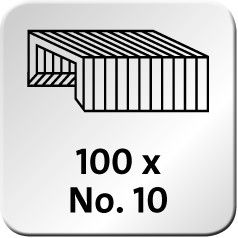 Телбод Novus В10, New, захваща до 10 листа, син