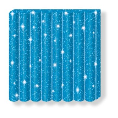 Полимерна глина Staedtler Fimo Kids,42g,блестящо син 312