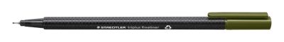 Тънкописец Staedtler Triplus 334, маслин. зелен 57