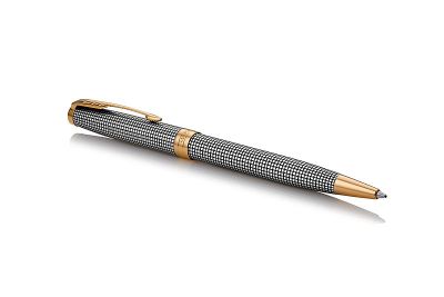 Химикалка Parker Royal Sonnet Chiselled Silver GT