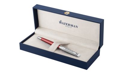 Химикалка Waterman Hemisphere DeLuxe Marine Red, райе