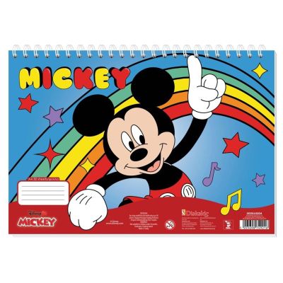 Скицник със спирала А4, 30л, Mickey