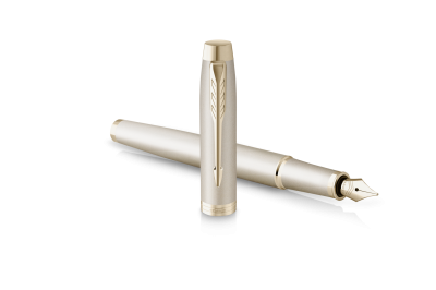 Писалка Parker IM Professionals Monochrome Champagne, с кутя