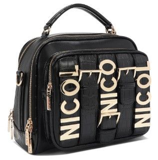 Чанта Nicole Lee, 28x24.5x12.5 cm, ЧЕРЕН