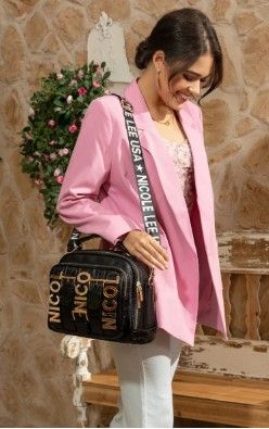 Чанта Nicole Lee, 28x24.5x12.5 cm, ЧЕРЕН