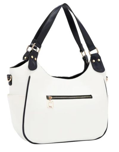 Чанта Nikky 31х23х11cm, БЯЛ