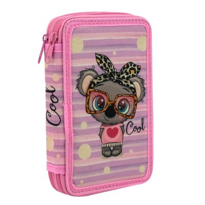 Несесер Octopus, 2 ципа, празен, 13х19.5х4.5 см, Cool