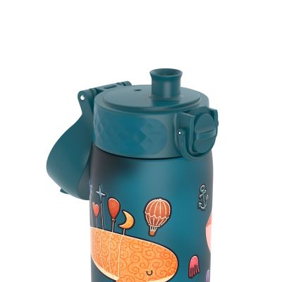 Бутилка за вода Ion8 Print, рециклирана пластмаса, 500ml, Whales