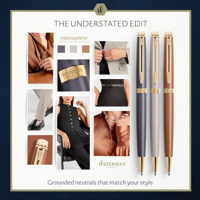 Ролер Waterman Hemisphere Understated, ЧЕРВЕН GT