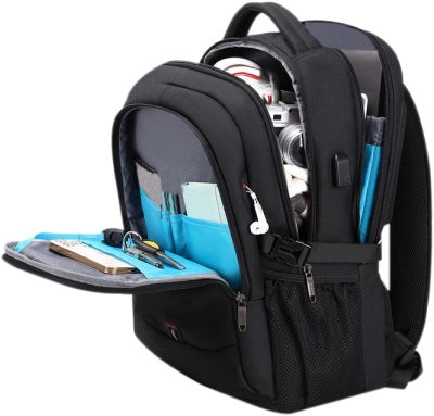 Бизнес раница Street Abroad Black, 47x33x20 cm