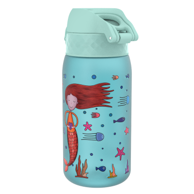 Бутилка за вода Ion8 Print, рециклирана пластмаса, 350ml,Mermaids