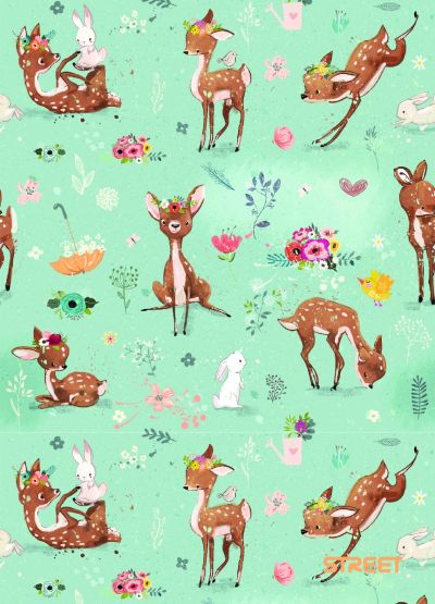 Бележник А6, 40 листа, BAMBI