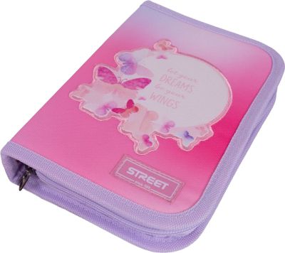 Несесер Street Buterfly, 1 цип, 2 прегради, 21x4x14cm