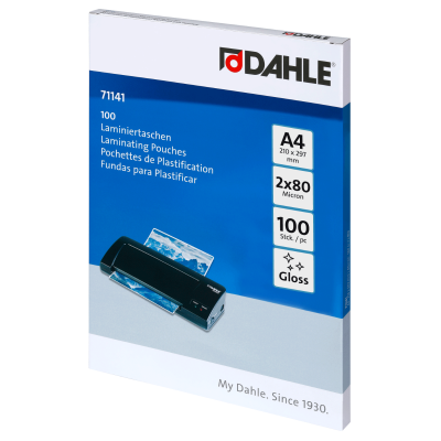 Фолио за ламиниране Dahle А4, 216x303mm, 80 микрона опаковка 100