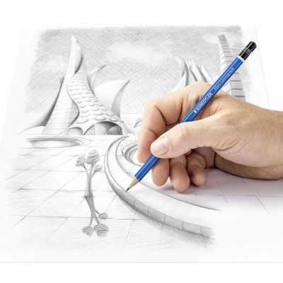 Комплект моливи Staedtler Mars Lumograph, 6 броя soft