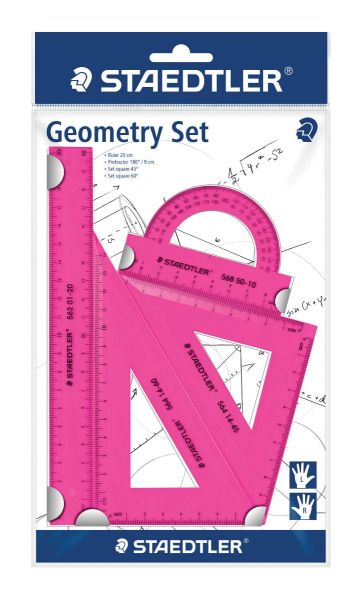 Геометричен комплект Staedtler 20cm,4 части, асорти