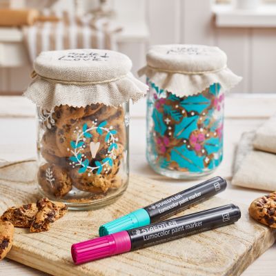 Маркер Staedtler Lumocolor Paint 349, акрилен, бял