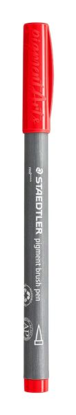 Флумастер Staedtler Pigment Brush 371, червен 2