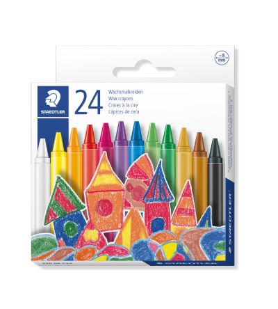Пастели Staedtler 220 08, 24 цвята