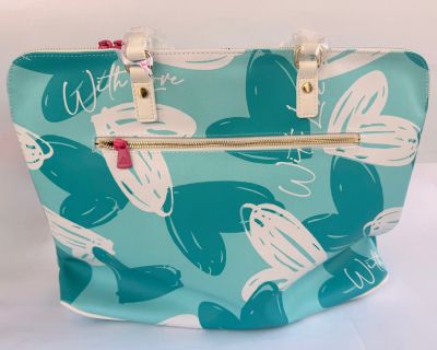 Чанта Reverse 510, 40x14x31cm, HEARTS AQU