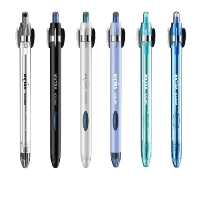 Гел химикалка Writech Velar, прозрачно синя