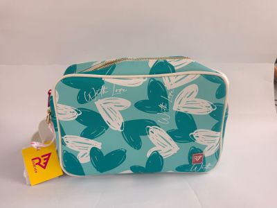 Чанта Reverse 508, 26.5x8x17.5cm, HEARTS AQU