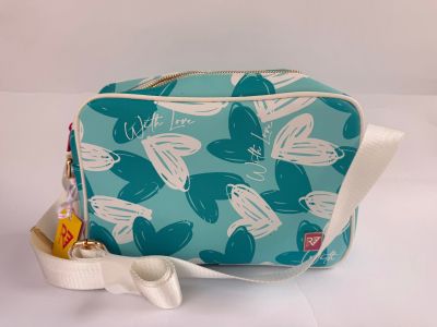 Чанта Reverse 508, 26.5x8x17.5cm, HEARTS AQU