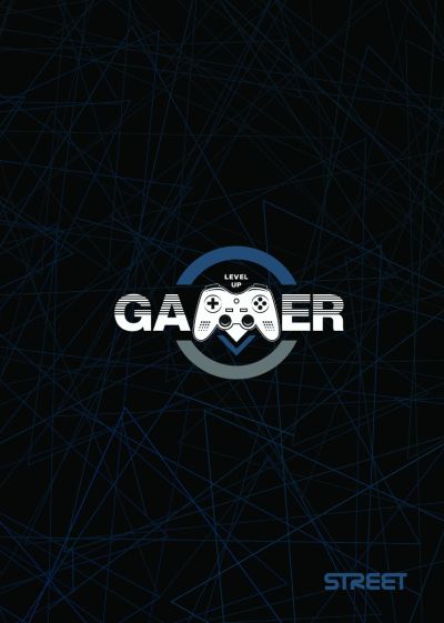 Тетрадка с телчета А5, 60 листа, широки редове, БГ, Gaming