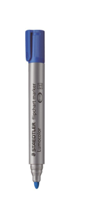 Маркер Staedtler Lumocolor 356 за флипчарт, син
