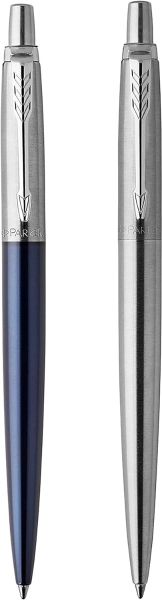 Комплект Parker Jotter, Химикалка+гел, блистер, син/метал