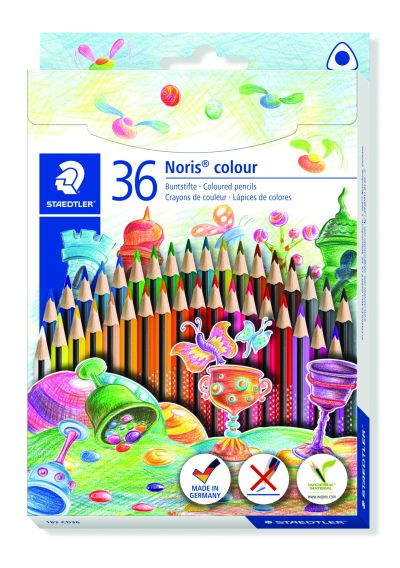Цветни моливи Staedtler Noris Colour 187, 36 цвята