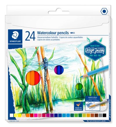 Акварелни моливи Staedtler Design Journey, 24 цвята
