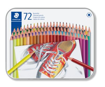 Цветни моливи Staedtler Comic 175, 72 цвята в метална кутия