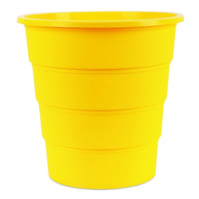 Кош за отпадъци Office Products, 16л, жълт