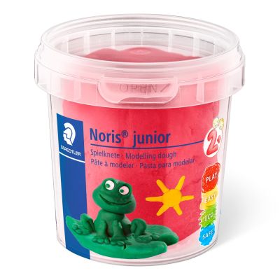 Тесто за моделиране Staedtler Noris Junior, 4 цвята x130g, ОСНОВНИ ЦВЕТОВЕ