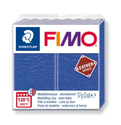 Полимерна глина Fimo Leather 8010, 57g, индиго 309