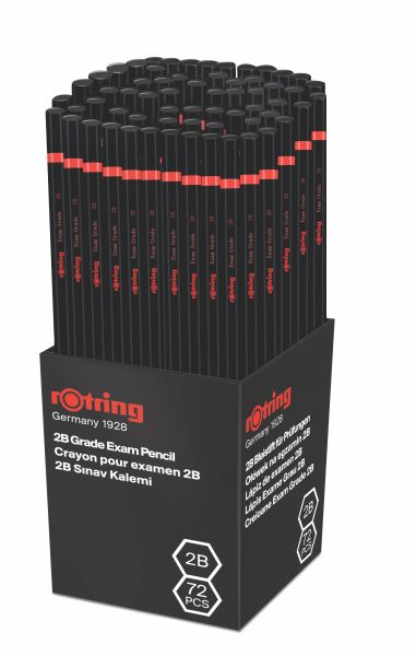 Молив Rotring, 2B, черен, опаковка 72