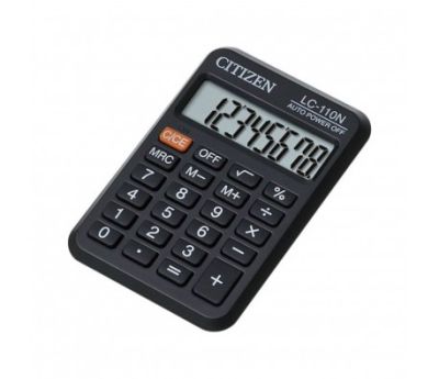 Джобен калкулатор Citizen LC 110N, 8 разряда, черен