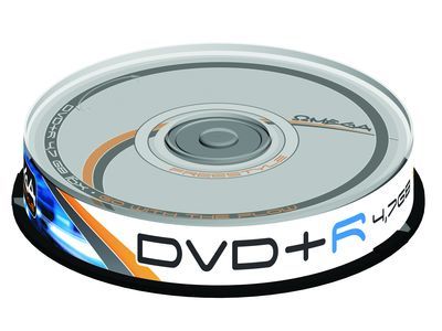 DVD+R Omega Freestyle 4.7GB, 16x, опаковка 10 на шпиндел