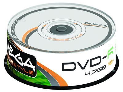 DVD-R Omega Freestyle 4.7GB, 16x, опаковка 25 броя на шпиндел