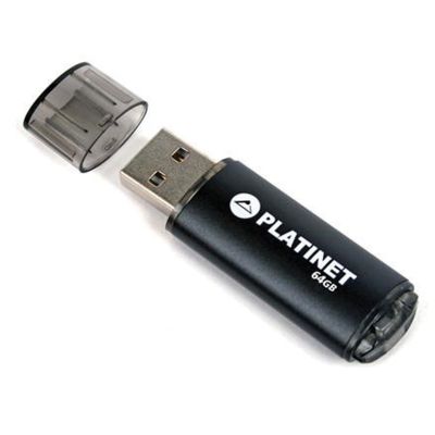 Преносима памет Platinet X-Depo USB 2.0, 64 GB, черна