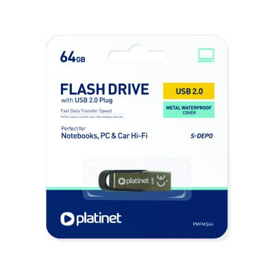 Преносима памет Platinet S-Depo USB 2.0, 64 GB