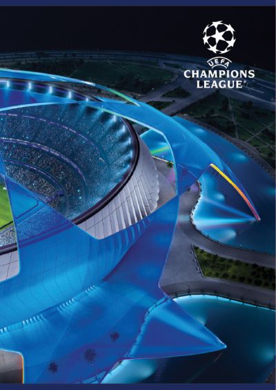 Тетрадка, А4, квадратчета, 54л, UEFA