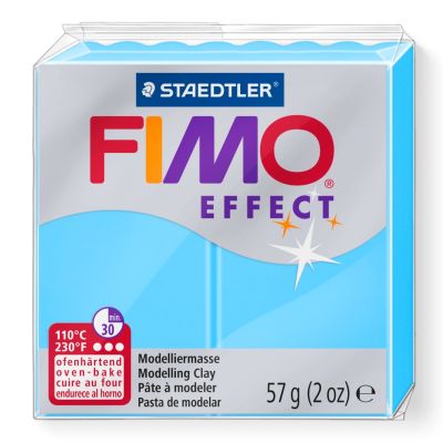 Полимерна глина Staedtler Fimo Effect,57g, неон син 301
