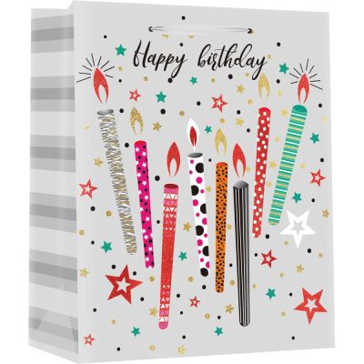 Подаръчна торбичка Deluxe Large Glitter HB, 26x32x12cm