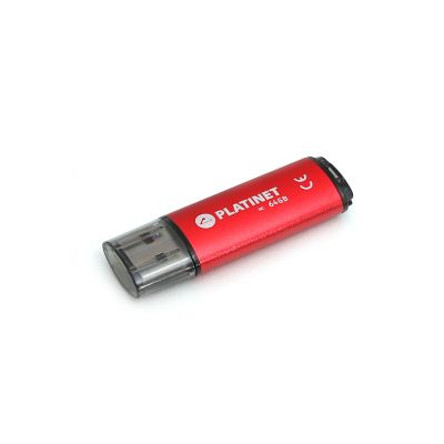 Преносима памет Platinet X-Depo USB 2.0, 64 GB, червен